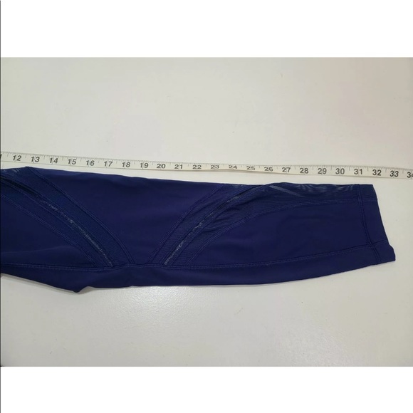 Lululemon High Times Pant Metta Blue Mesh Size 6 - Picture 12 of 12